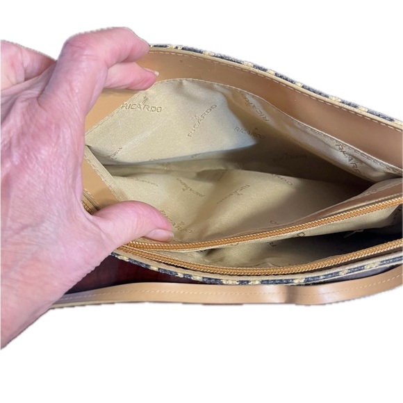 Ricardo Beverly Hills purse shoulder bag zebra print NWT adjustable strap - Picture 3 of 13